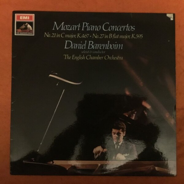 Mozart- Piano Concertos 21 & 27- Daniel Barenboim- English Chamber Orchestra- HMV Records- LP 1967