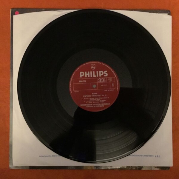 Berlioz- Symphonie Fantastique- Davis- Amsterdam CO- Philips Records- LP 1975 - Image 3