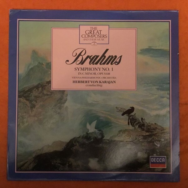 Brahms- Symphony No. 1- Vienna Philharmonic Orchestra- Herbert Von Karajan- Decca Records- LP