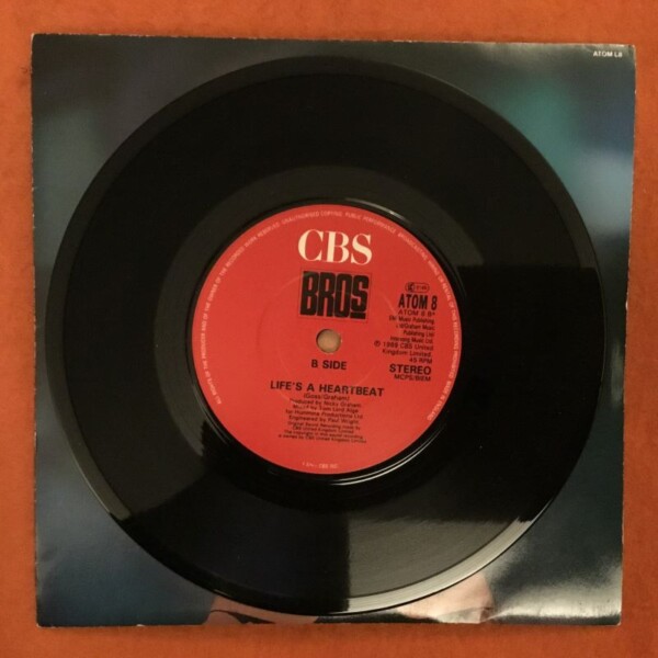 Bros- Chocolate Box- Life's A Heartbeat - CBS Records 7"- 1989 - Image 4