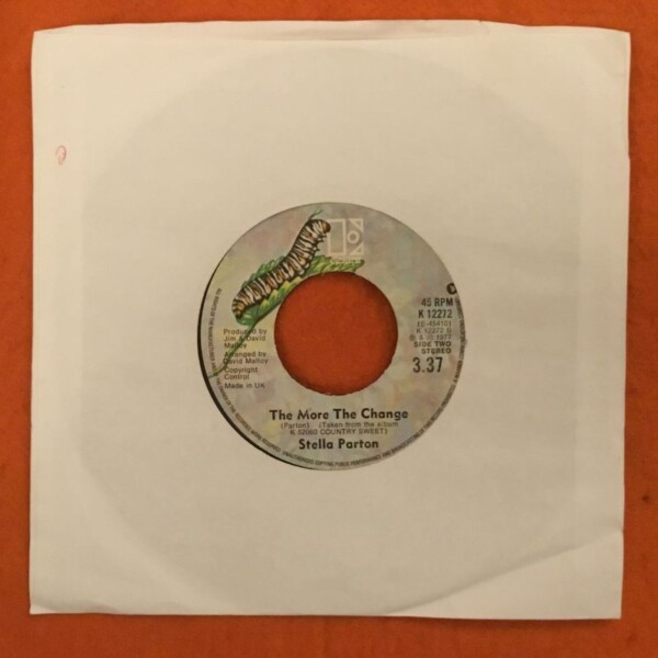 Stella Parton- The Danger Of A Stranger- Elektra Records 7" -1977 - Image 2