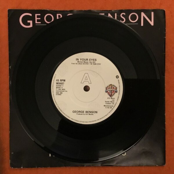 George Benson - In Your Eyes- Being With You- Warner Bros Records 7" - 1983 - Image 3