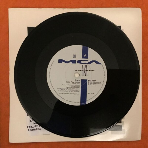 Kraze- Let's Play House (2 Versions)- MCA Records 7" - 1989 - Image 3