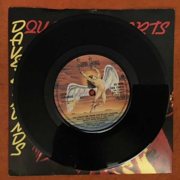 Dave Edmunds- Queen Of Hearts- Swan Song Records 7"- 1979 - Image 4