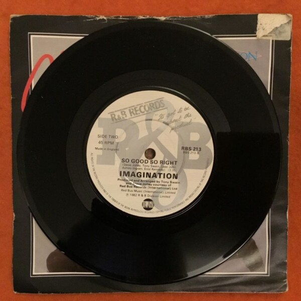 Imagination- Changes- So Good So Right- R&B Records 7" - 1981 - Image 4