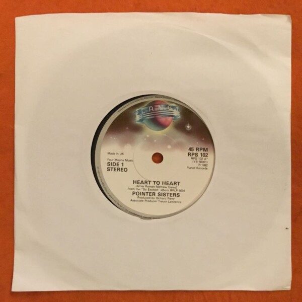 Pointer Sisters- Heart To Heart- If You Wanna Get Back Your Lady- Planet Records 1982