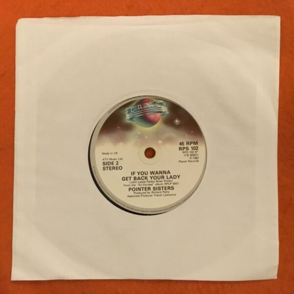 Pointer Sisters- Heart To Heart- If You Wanna Get Back Your Lady- Planet Records 1982 - Image 2