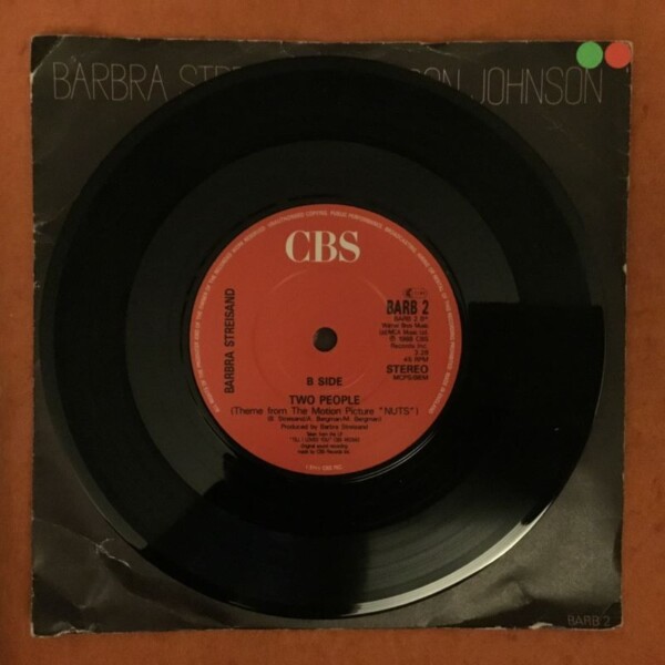 Barbra Streisand & Don Johnson- Till I Loved You- CBS Records 7" - 1988 - Image 4
