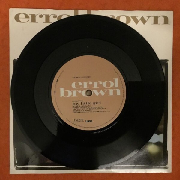 Errol Brown- Body Rockin- My Little Girl- WEA Records 7" - 1987 - Image 4