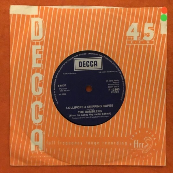 The Ramblers & The Abbey Hay Junior School- The Sparrow- Decca Records 7" - 1979 - Image 2