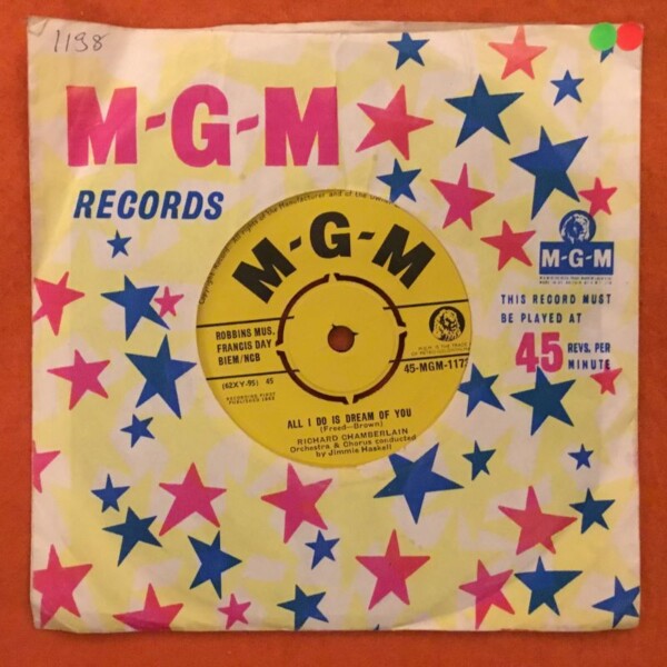 Richard Chamberlain- All I Do Is Dream Of You- Love Me Tender- MGM Records 1962