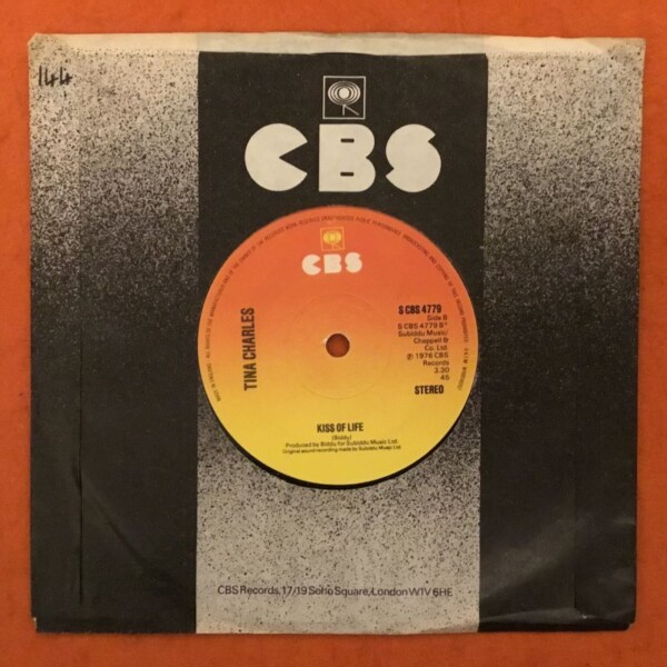 Tina Charles- Dr Love- Kiss of Life -CBS Records 1976 - Image 2