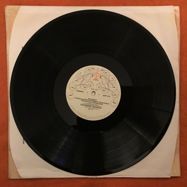 Schubert -String Quartet in D Minor/Death & The Maiden- CFP/EMI Records- LP 1971 - Image 3