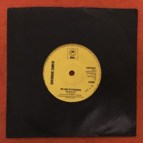 Georghe Zamfir- The Light Of Experience -Epic Records 7" 1976