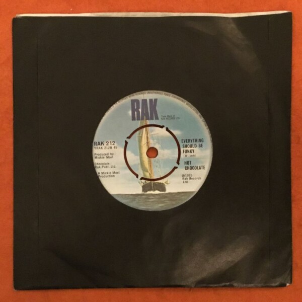 Hot Chocolate- A Child's Prayer- Everything Should Be Funky- RAK Records 7" -1975 - Image 2