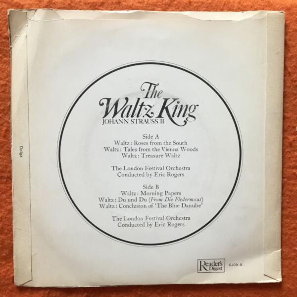 Johann Strauss II- The Waltz King- London Festival Orchestra- Eric Rogers- Readers Digest Records 7" - Image 2