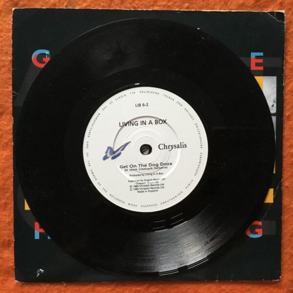 Living In A Box- Gatecrashing- Get On The Dog Doza- Chrysalis Records 7" 1989 - Image 4
