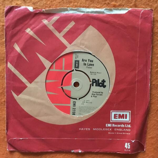 Pilot- Just A Smile- Are You In Love- EMI Records 7" - 1975 - Image 2