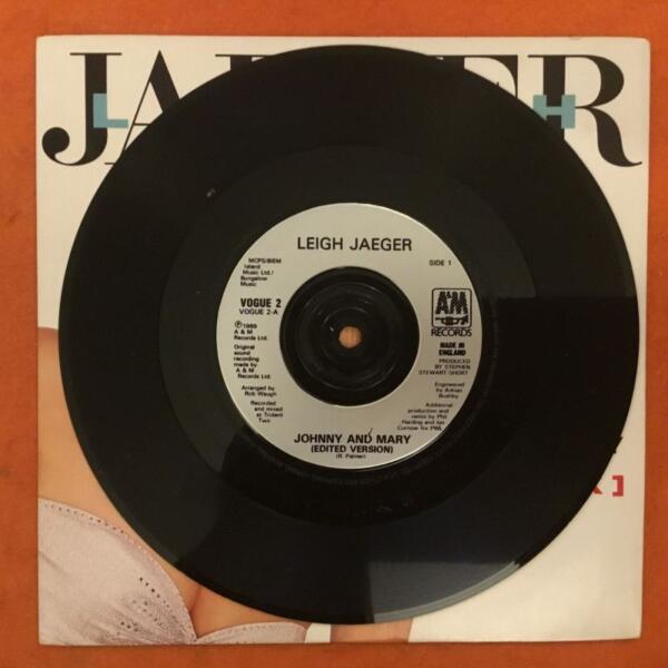Leigh Jaeger- Johnny & Mary Remix (2 versions)- A&M Records 1989 - Image 4