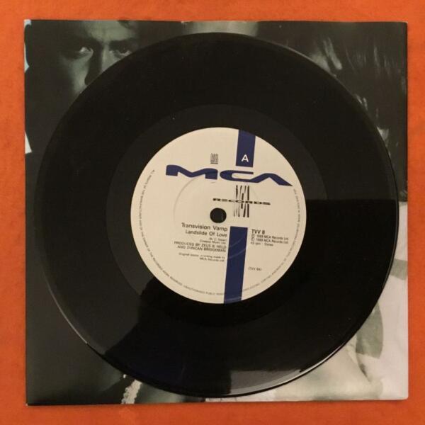 Transvision Vamp- Landslide Of Love- Hardtime- He's The Only One For Me- MCA Records 7"- 1989 - Image 3