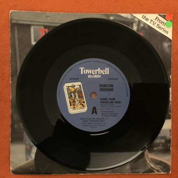 Duncan Browne- Theme from Travelling Man- Towerbell Records 7"- 1984 - Image 3