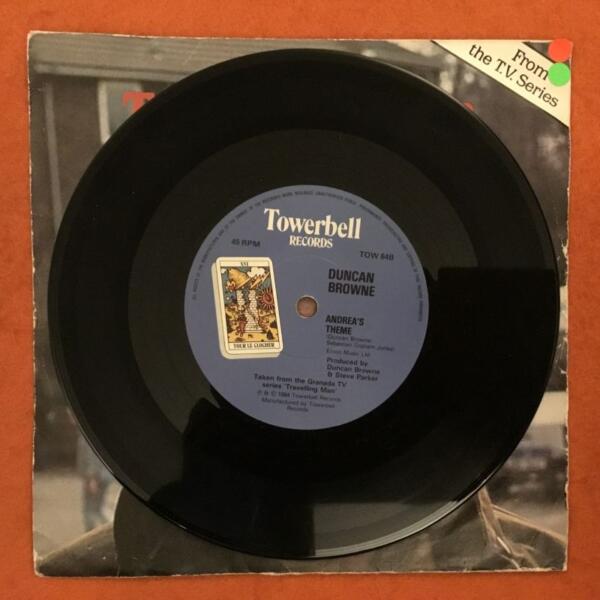Duncan Browne- Theme from Travelling Man- Towerbell Records 7"- 1984 - Image 4