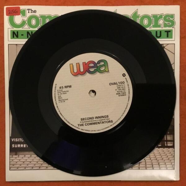 The Commentators- N-N-Nineteen Not Out- Second Innings- WEA Records 7" -1985 - Image 4