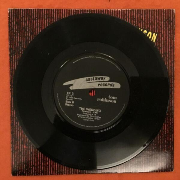 Tom Robinson- (If Ain't Nothing Like) The Real Thing- The Wedding- Castaway Records 7"- 1986 - Image 4