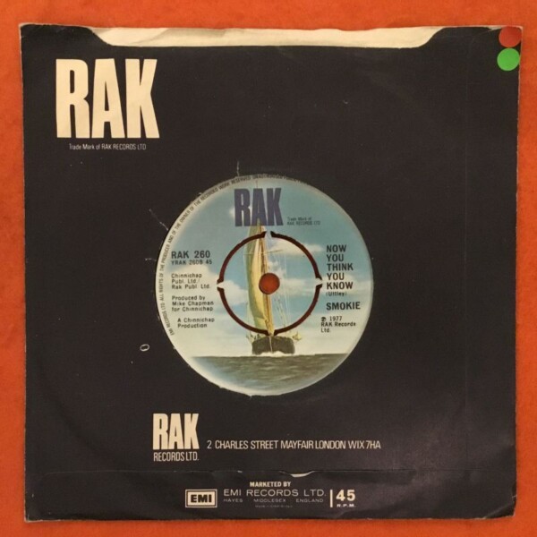 Smokie- It's Your Life- Now You Think You Know- RAK Records 1977 - Image 2