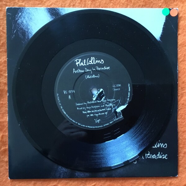 Phil Collins- Another Day In Paradise- Heat On The Street- Virgin Records 1989 - Image 3